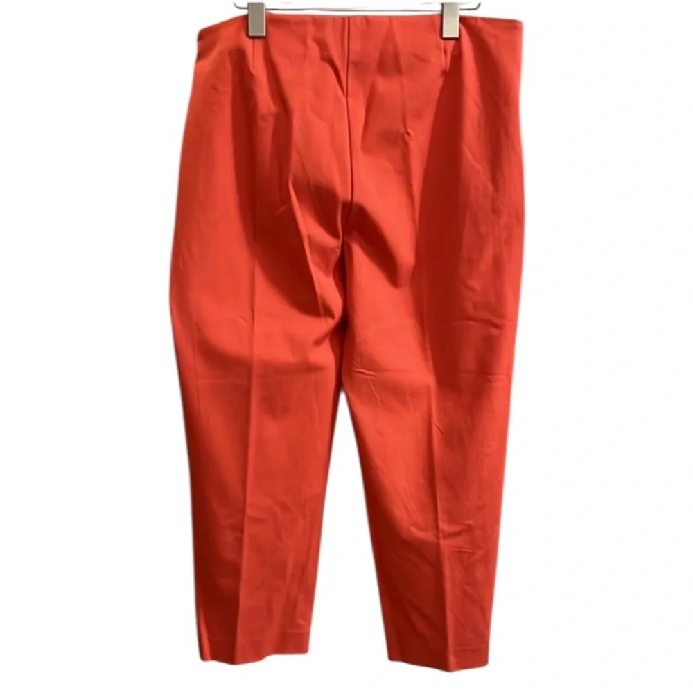 Kate Hill Caroline Fit Capri Pants in Grapefruit Orange, Women’s Sz 14, NEW